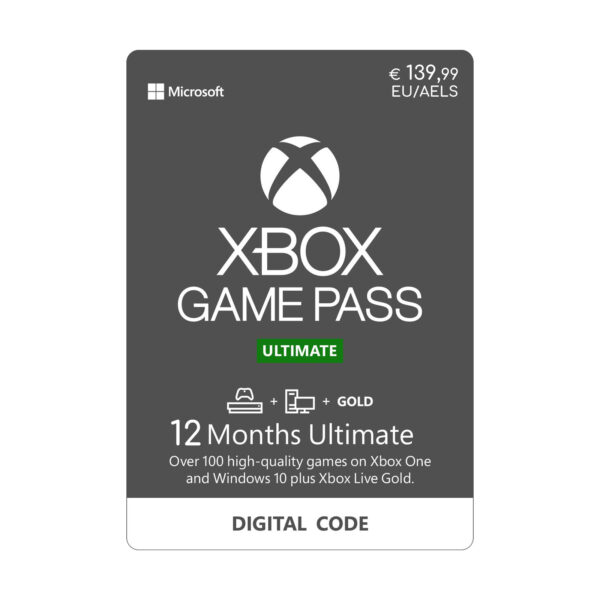 xbox game pass ultimate one year subscription