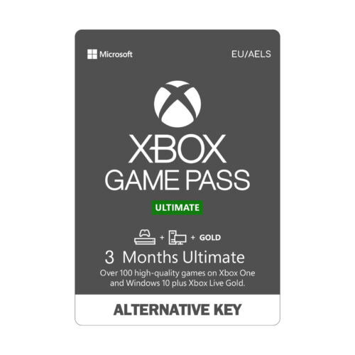 Xbox Game Pass Ultimate - Chave alternativa - Rame Digital